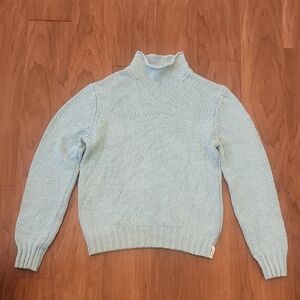Todd Snyder Light Blue Turtleneck Sweater